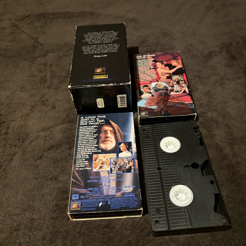 Star Wars VHS Trilogy Box Set - Picture 3 of 3